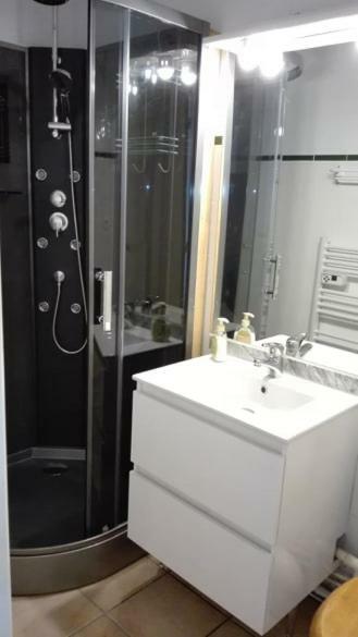 Charmant T2 Avec Cabine Fermee Et Terrasse Les Angles  Exterior photo